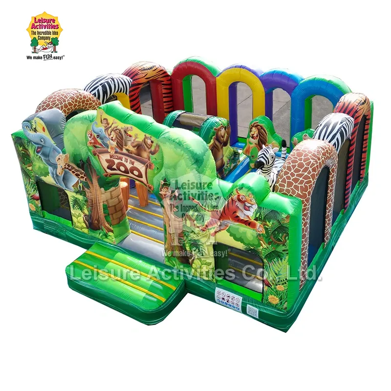 Pergi ke Zoo Multiplay Bouncy Castle Playground