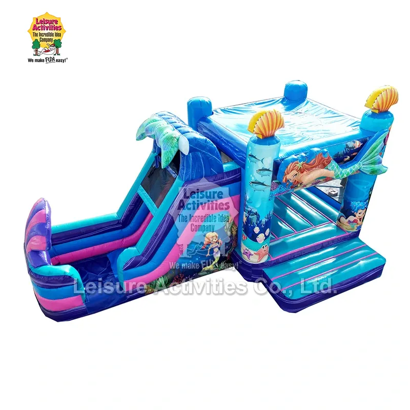 Istana Bouncy Mermaid Berbilang Kembung Super Istana Bouncy Mermaid Berbilang Kembung Super